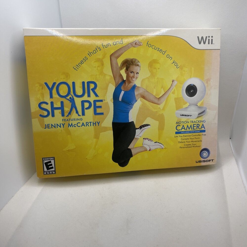 Factory Sealed Jenny McCarthy Nintendo Wii Ubisoft Your Shape Game